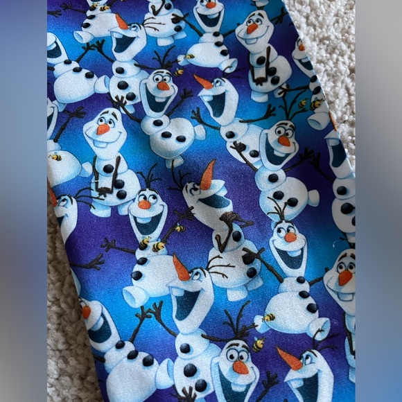 NWOT Girls Olaf Disney Frozen Leggings M-L - Picture 3 of 7